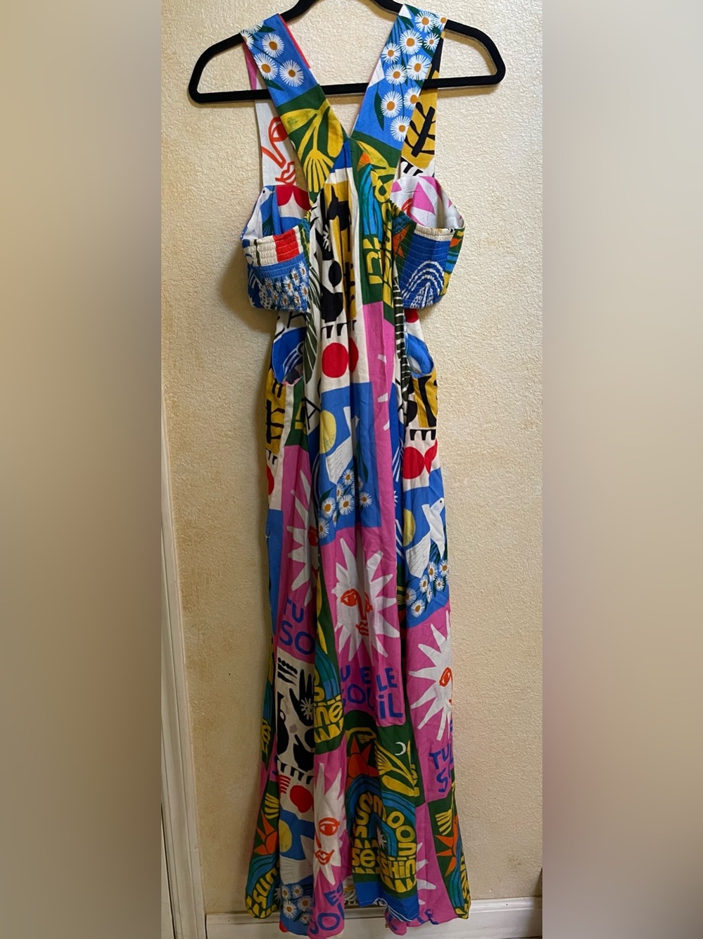 Anthropologie The Piper Bandeau Cutout Maxi Dress Anisa Makhoul Ed. NWT Size M - Picture 4 of 12